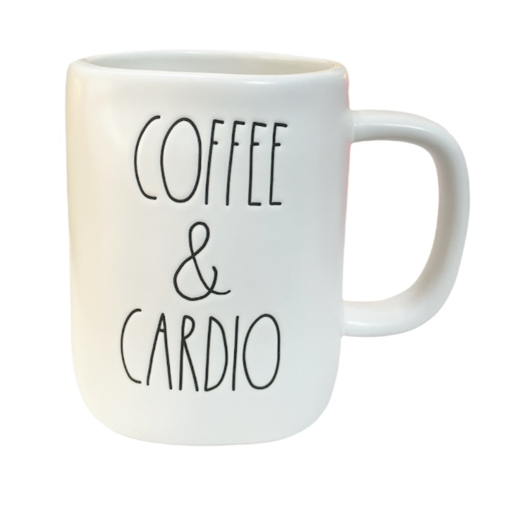 NEW Rae Dunn COFFEE & CARDIO Mug